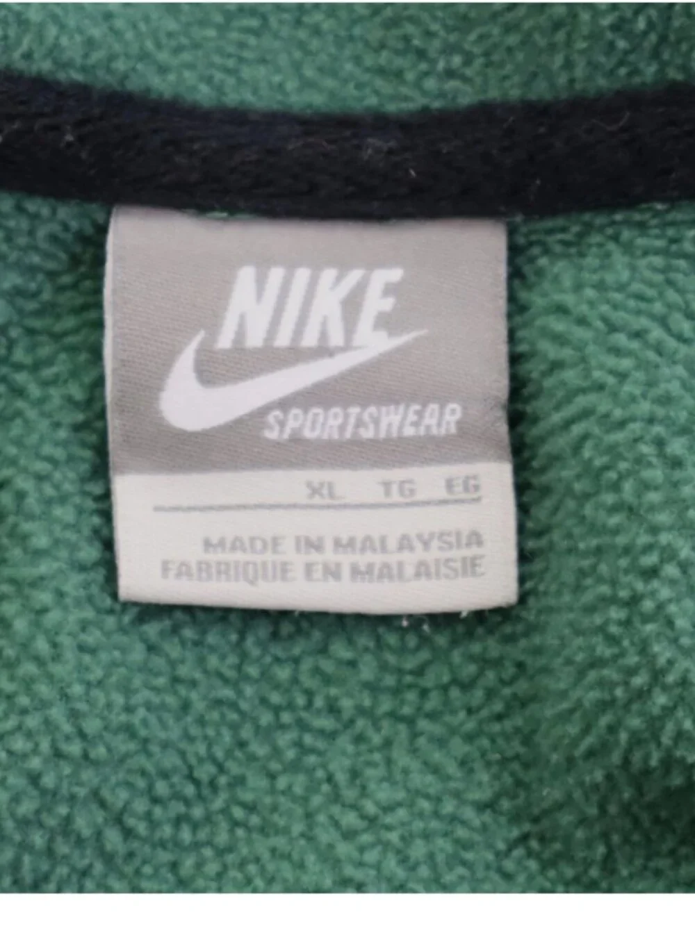 Nike Sportswear Full Zip Fleece Men's Jacket Size XL Excellent Pre-Owned